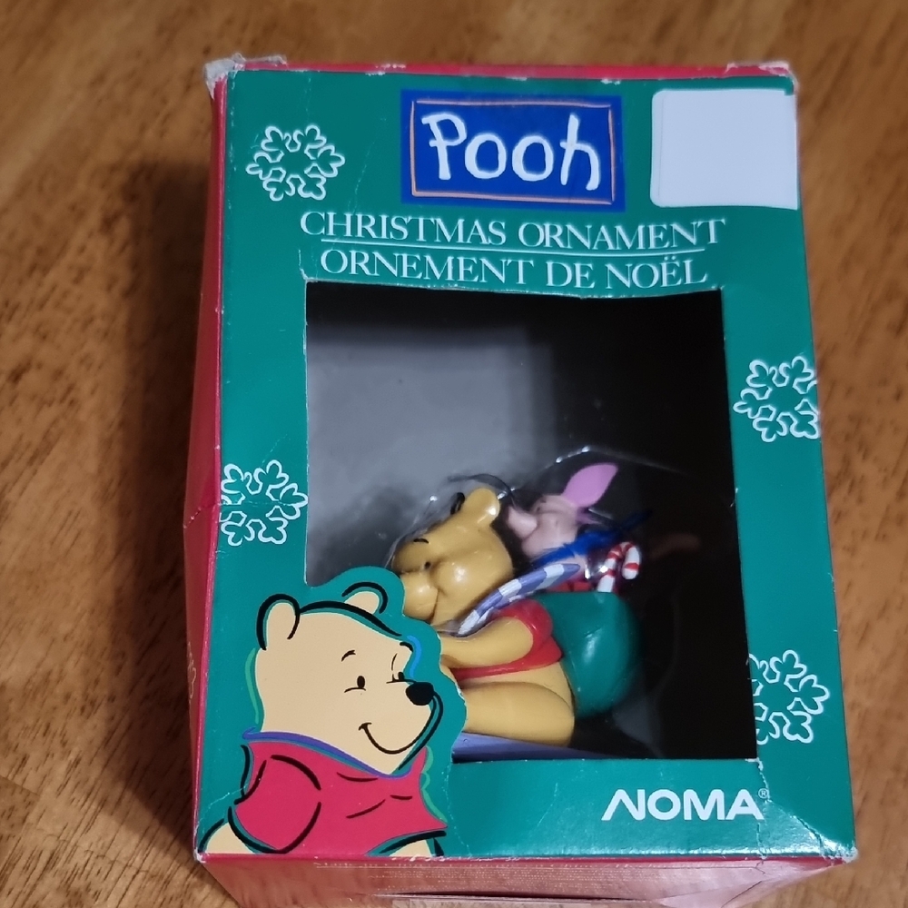 Noma Winnie The Pooh & Piglet Rotating Christmas Ornament New In Box
